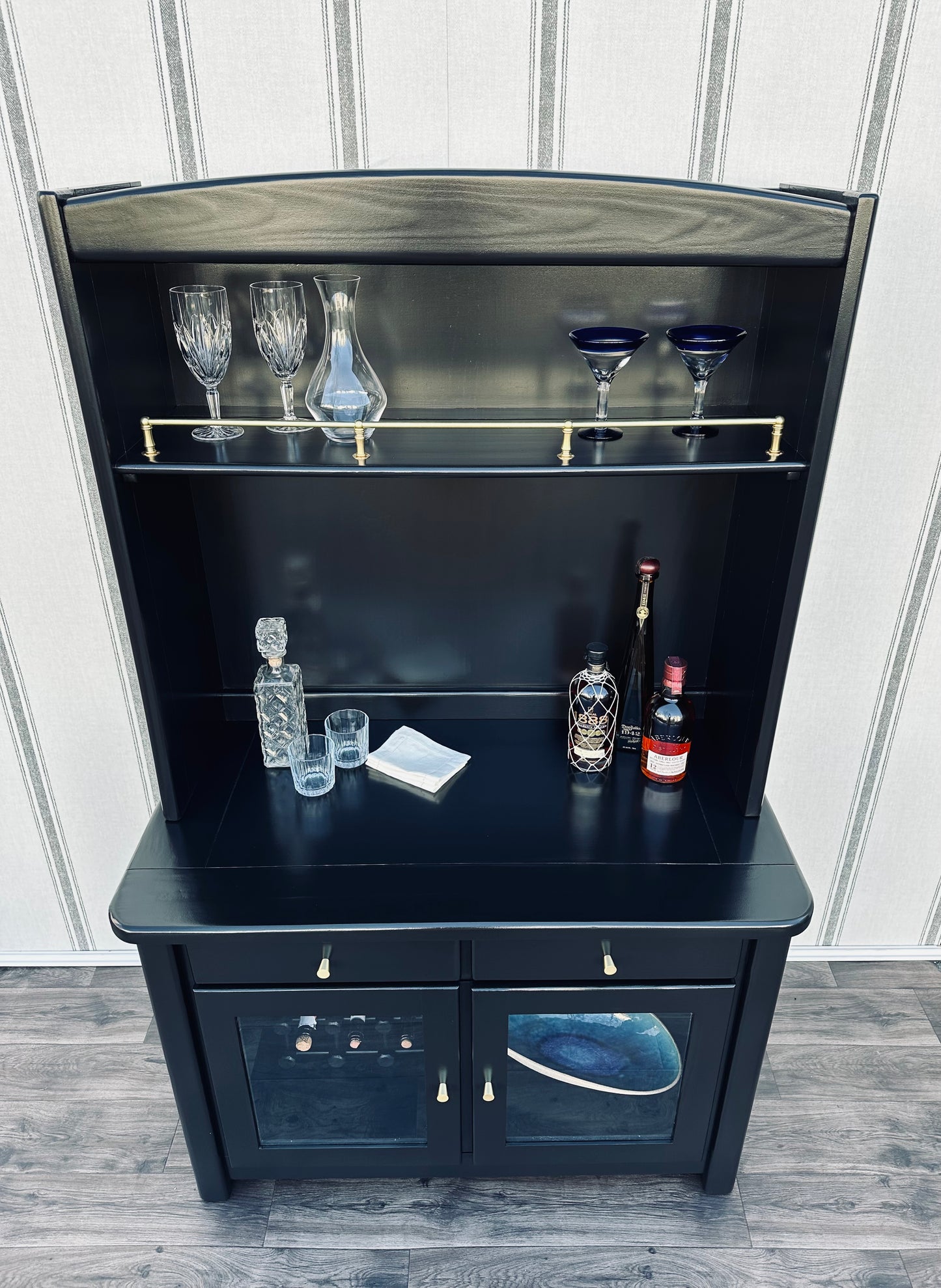 Black Bar Cabinet